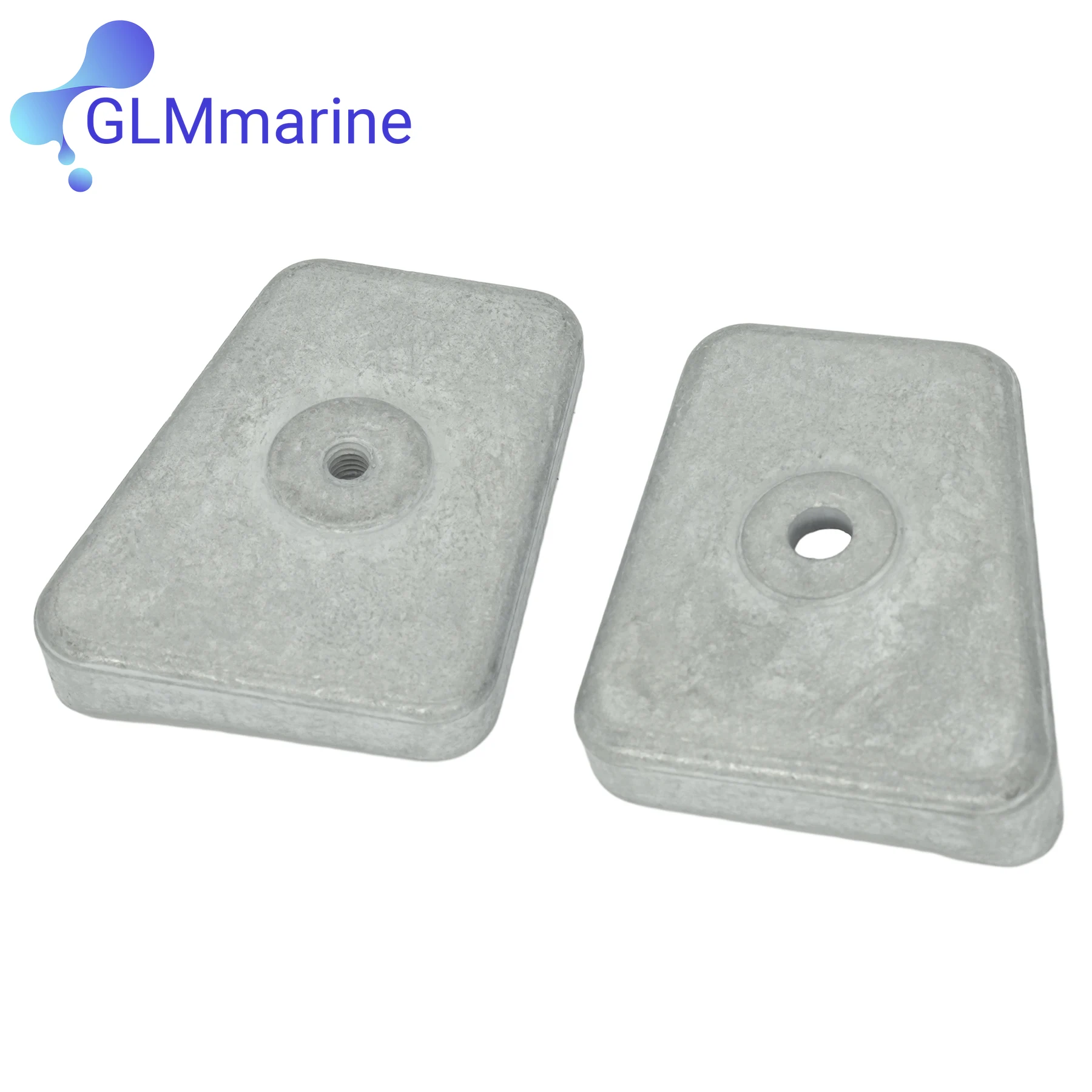 450-00914 NEW Lower Unit Zinc Anode Double Plate with Bolt 5007582 for OMC Johnson Evinrude BRP 20-35 HP Outboard Engine 434029 image 4