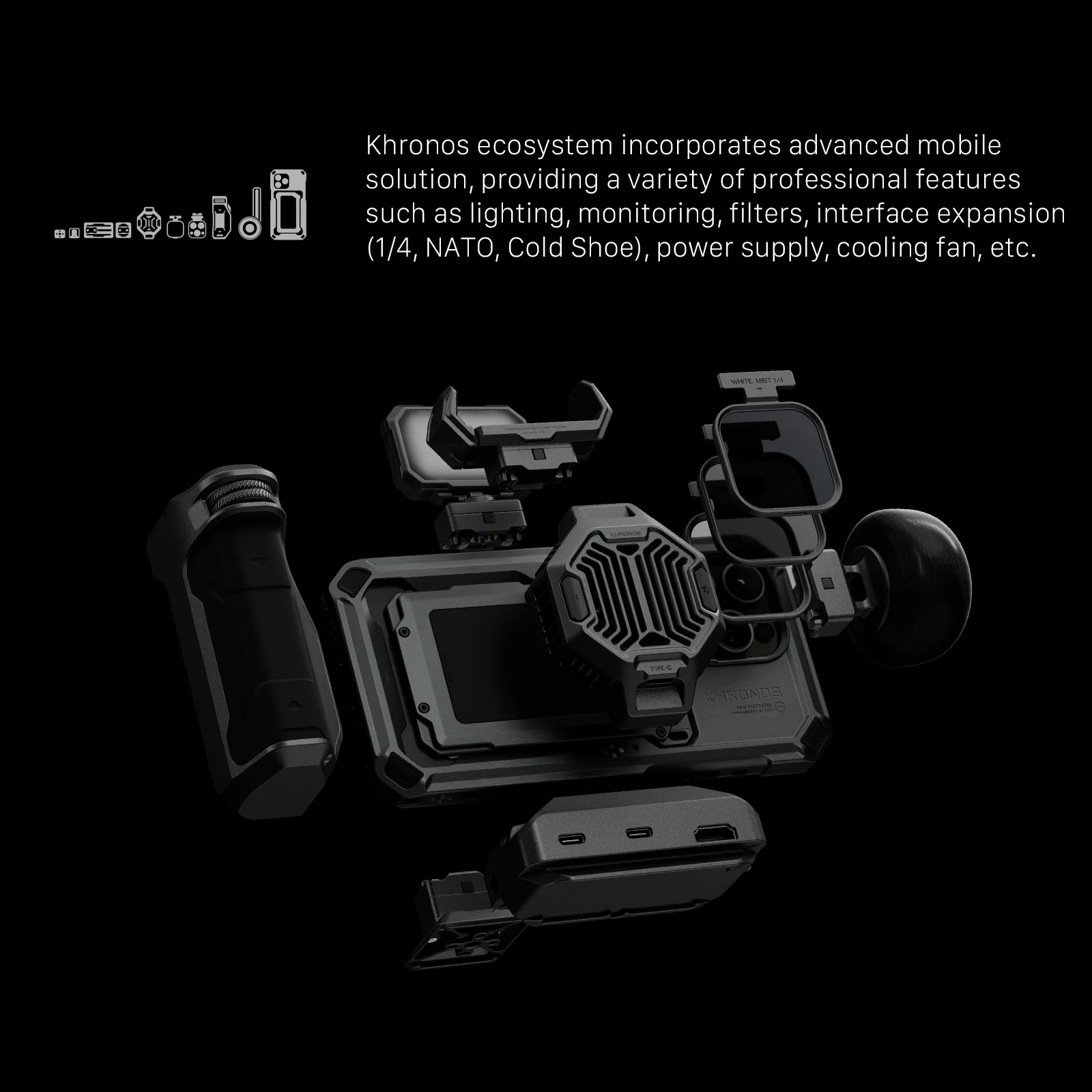 TILTA Khronos FOR iPhone 15 Pro/pro max Kit iPhone Cage Khronos