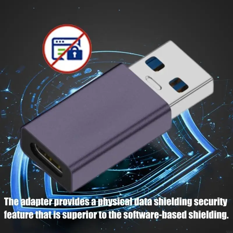 2025 New Compact USB Port Protectors Prevents Unauthorized Data Access Metal Housing Data Blocker Works With Various Electronics