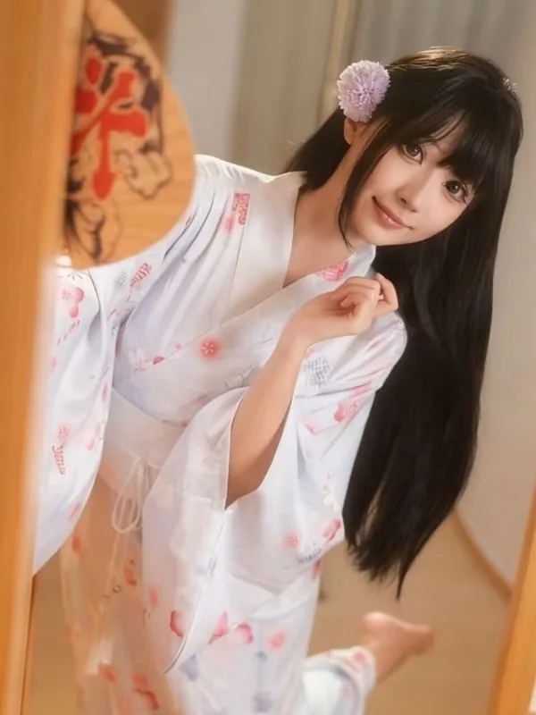 

New Style Shrine Maiden Improved Kimono Traditional Formal Japanese Bathrobe Photography Costume Ethnic Stage Wear Women's Fa...