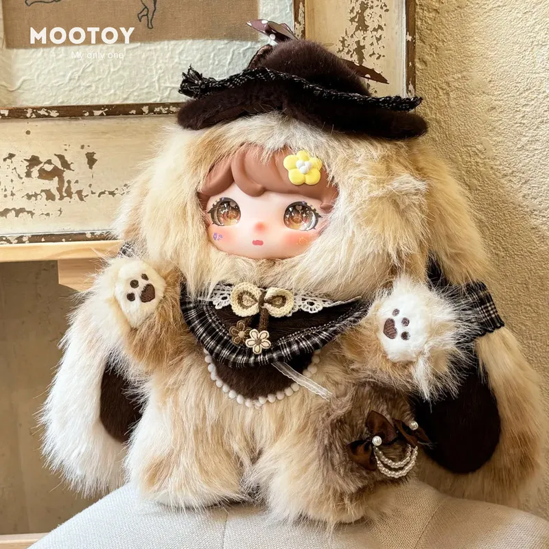 

Official genuine stock Luxi Luoxi'er Outing Rabbit 600% Plush Blind Box Big Doll Decoration Birthday Gift