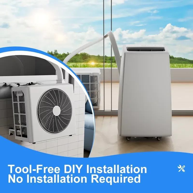 for Office Mobile Split Air Conditioner Portable Split AC Unit Compact Cooling System for Home and Business Use Easy