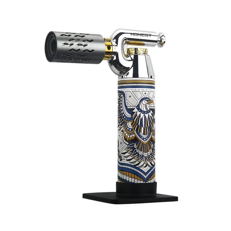 

HONEST New Multifunctional Windproof Spray Gun High Temperature Welding Gun, Outdoor Barbecue Kitchen Cooking Inflatable Lighter