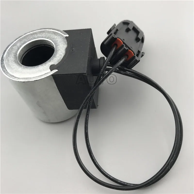 Excavator fitting lonking 85 Solenoid valve coil Pilot safety lock solenoid valve coil inner diameter 18mm height 40mm