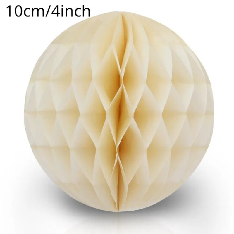 10PCS 4''(10cm) Tissue Paper Lantern Honeycomb Ball for Home Garden Wedding &amp Kids Birthday Party Decorations