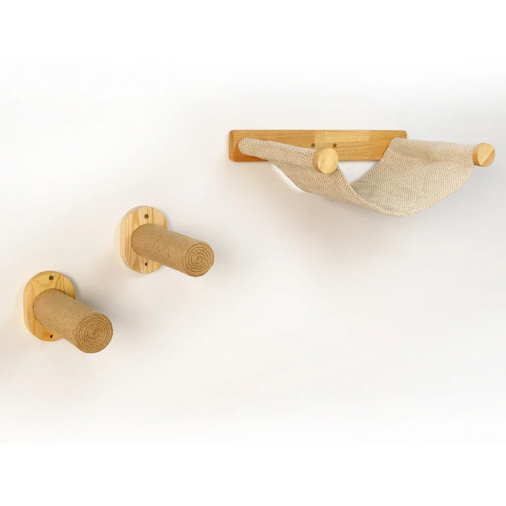 

# Wall Hammock And Perches For Sleeping Modern Cat Shelves