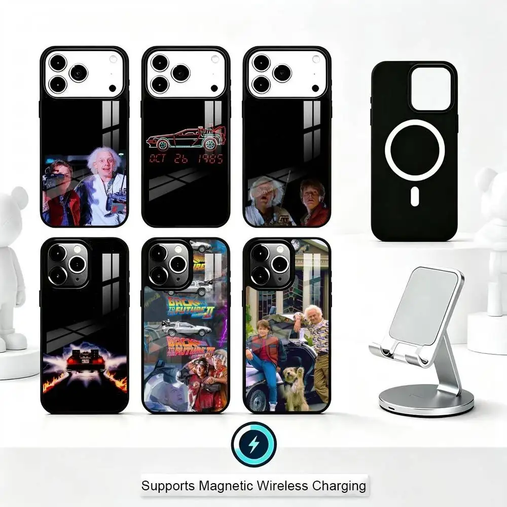 

Movie Back To The Future Phone Case For iPhone17,16,15,14,13,12,11 Plus,Pro Allows magnetic wireless charging