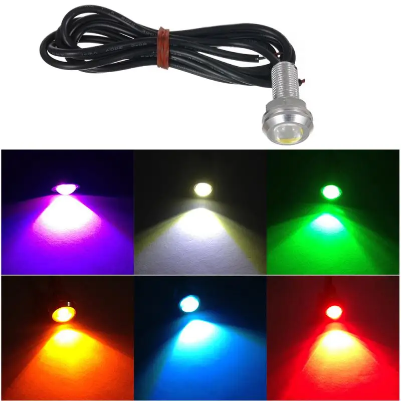 Motorcycle LED Light Bulbs 12V Rearview Mirror Flashing Blinker Lamps 3LED Eagle Eye Lamp Bulb Universal Lighting & Indicator