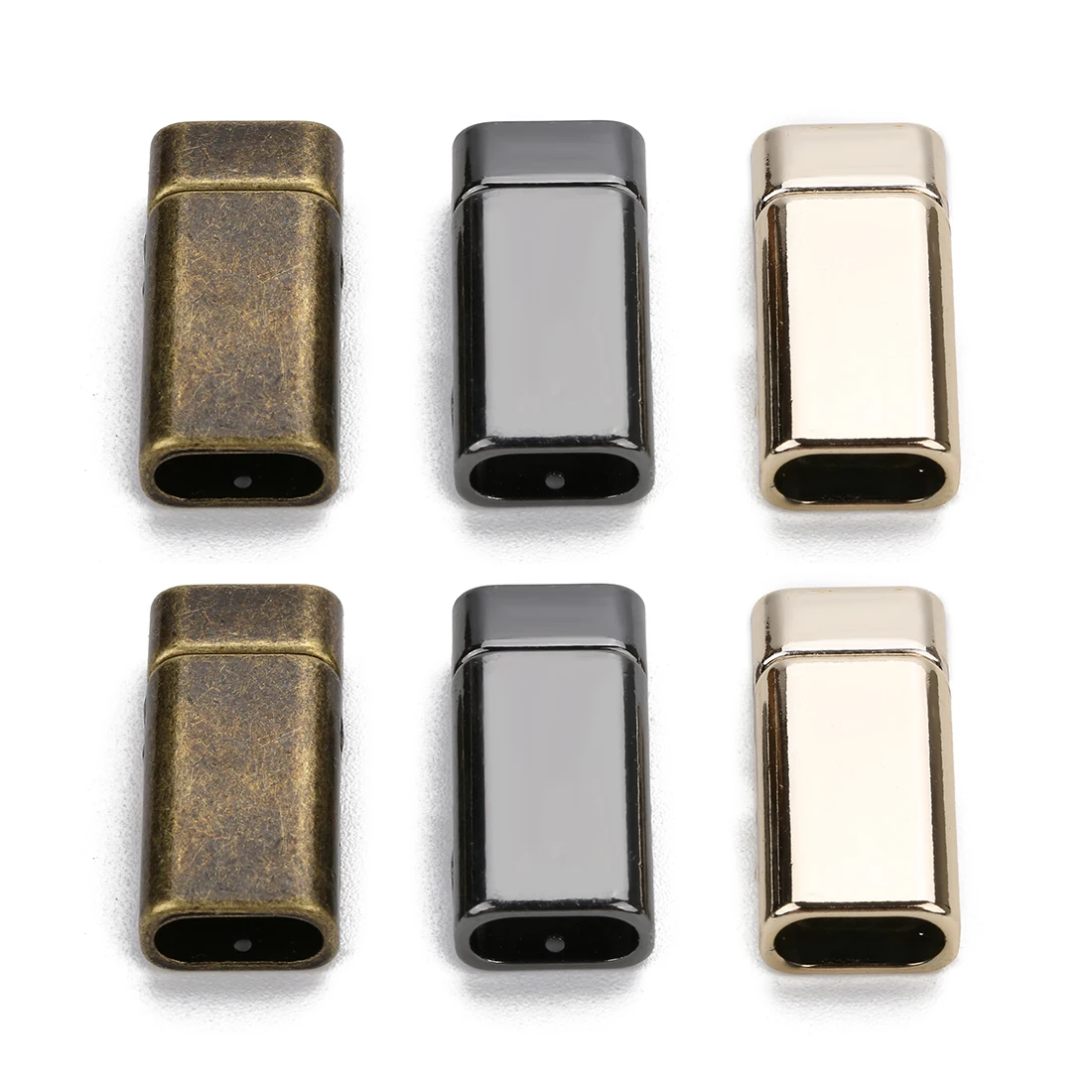 5-10pcs Alloy Magnetic Clasps Flat Magnetic Buckles Leather Rope Connectors For DIY Jewelry Making Bracelet Necklace Accessories image 3