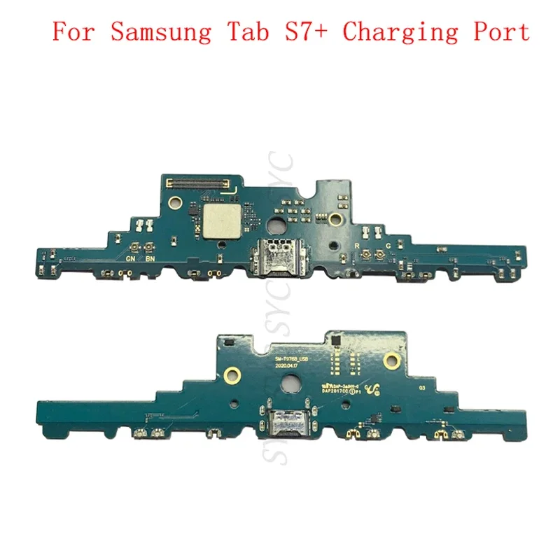 USB Charging Connector Port Board Flex Cable For Samsung Tab S7+ T970 T975 T976B Charging Connector Repair Parts