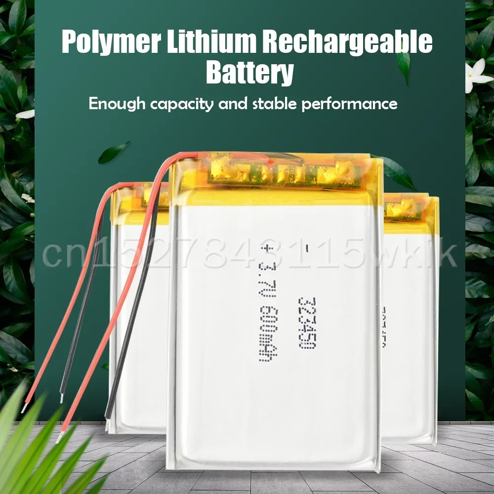 323450 3.7V 600mAh Lithium Polymer Rechargeable Battery For MP3 MP4 MP5 GPS DVD DVR PSP LED E-book Smart Watch Li-ion Li-Po Cell