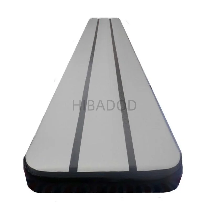 

12x2x0,2 м синий надувной гимнастический матрас для тренажерного зала Airtrack, напольная акробатическая воздушная дорожка для продажи