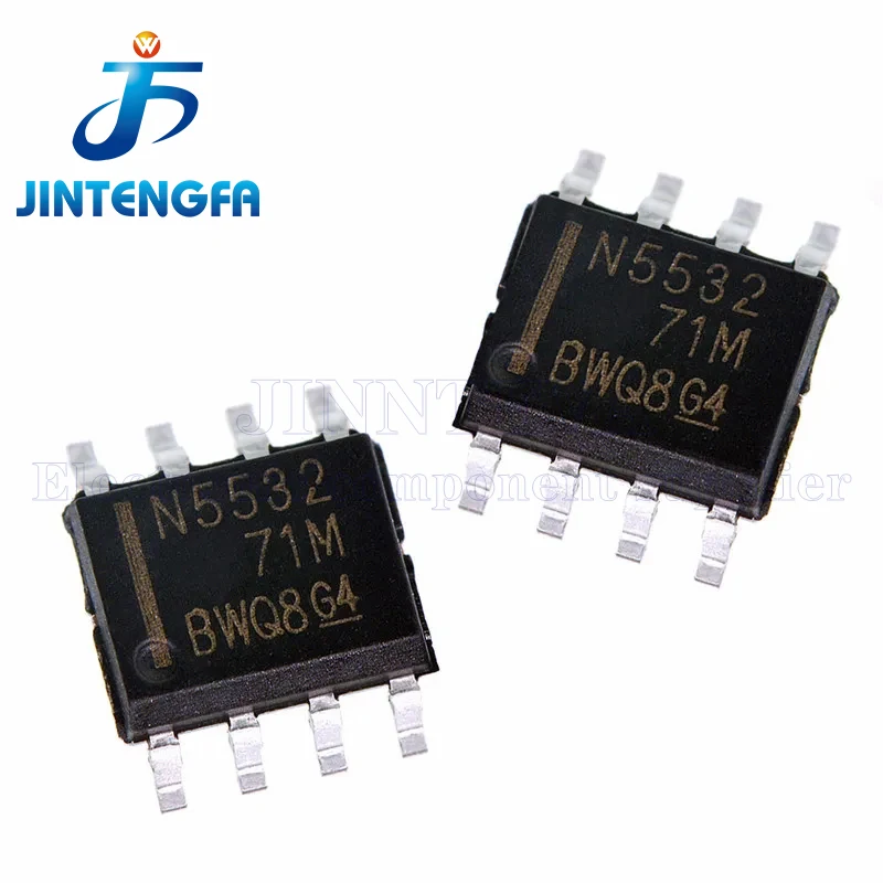 10PCS NE5532 DIP-8 SOP-8 NE5532P NE5532AP NE5532DR NE5532ADR N5532 N5532A SMD Dual Low-Noise Operational Amplifiers IC