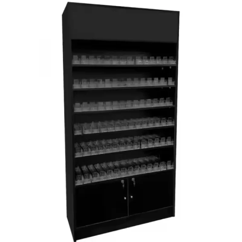 custom.Smoke Shop Display Stand Big Storage Shelf Glass Showcase