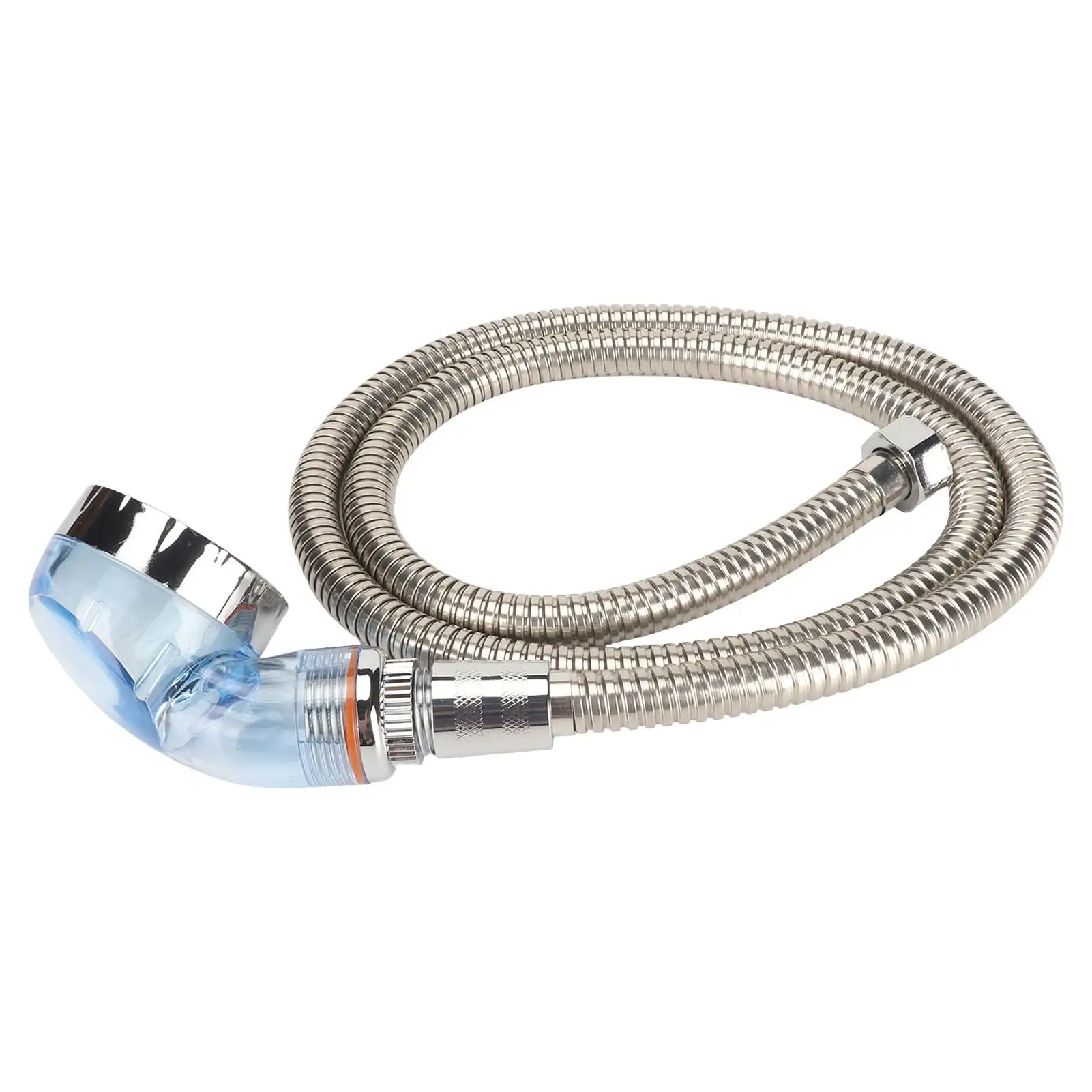 طقم خرطوم برأس مطلي بالكهرباء للصالونات ، صالون الحلاقة ، بشامبو بشاش ، أنبوب أزرق ، بشاش