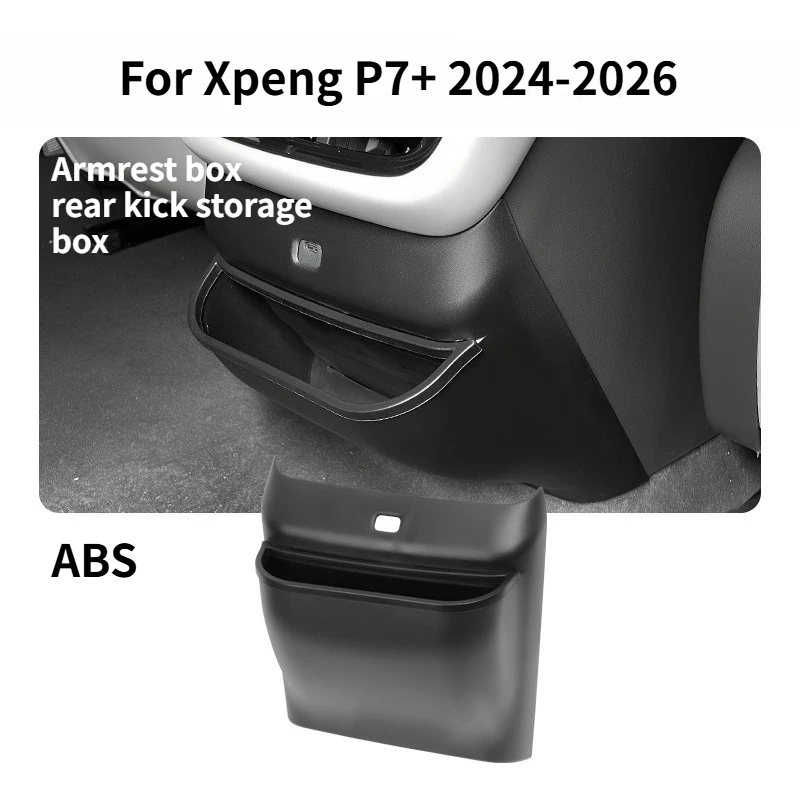 Auto-Mittelkonsole Aufbewahrungsbox für Xpeng P7+ 2024-2026 Getränkehalter Armaturenbrett-Organizer Autotür-Organizer Auto-Innenraum-Zubehör
