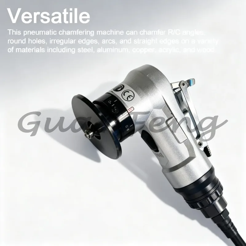 Pneumatic chamfering machine Woodworking chamfering tool Portable hand-held grinding tool