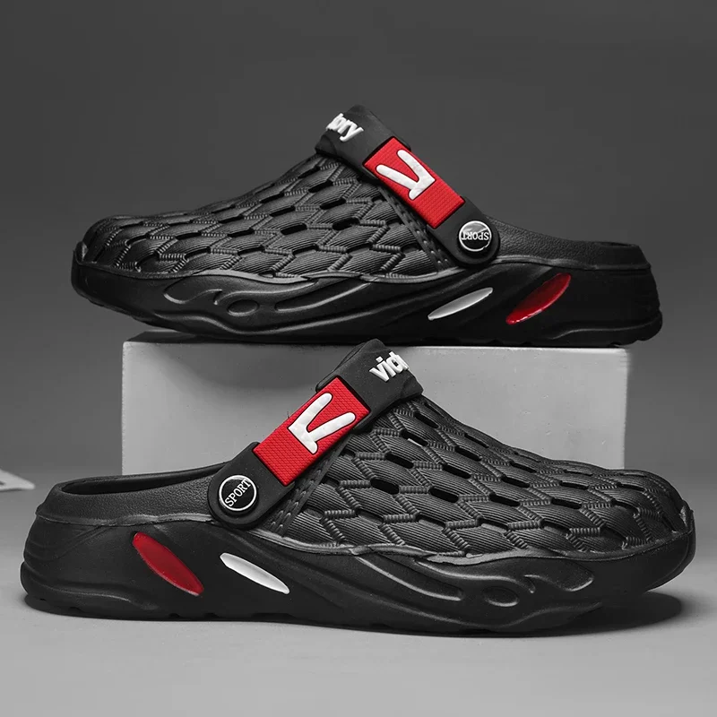 Flat Sandals Men Shoes 2026 Slippers Men Garden Platform Sandals Man Summer Sandals Male Sneakers Outdoor Flip Flops Home Clogs image 2