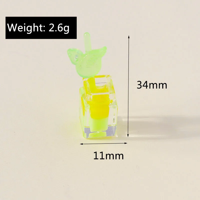 Leslie 5 stücke Harz Sommer Strand Schwimm ring Ohrring Charms DIY Ergebnisse Schlüssel bund Halskette Anhänger Schmuck Herstellung Zubehör – Detail 17