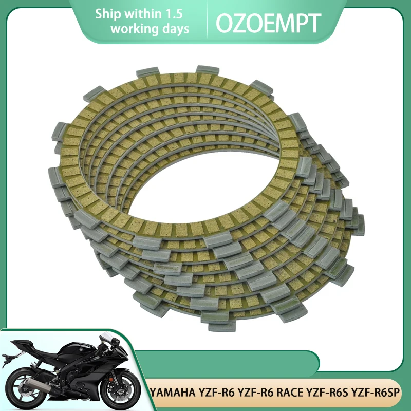 

OZOEMPT Fibrous Clutch plate Apply to YAMAHA YZF-R6 YZF-R6 RACE YZF-R6S YZF-R6SP