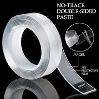 1-5m Nano Tape Double Sided Adhesive Tape Traceless Waterproof Tape for Bathroom Kitchen Sink Tap Gel Sticker Double Sided
