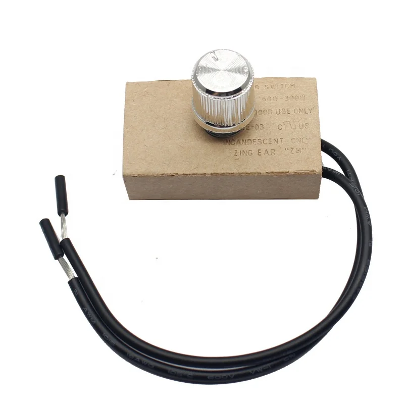 Tone Table Lamp Full Range Dimmer Rotary Switch 2 Positions lamp dimmer with knob 1A 3A