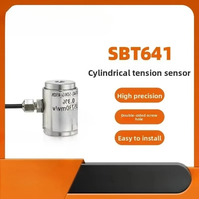SBT641 cylindrical miniature tension and pressure sensor for tension and thrust measurement of automatic manipulator