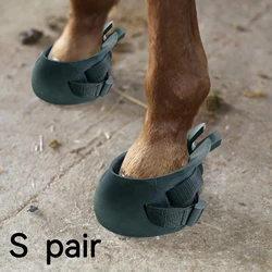 1 pair Rubber Horse Hoof Protector - Protects Hoof Wounds, Prevents Inflammation and Slipping