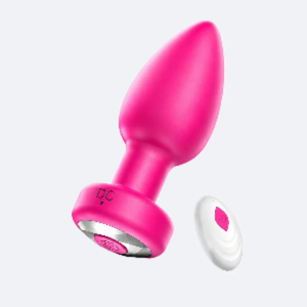 Waterproof Electric Silicone Massage Trainer Pink Remote Control 10 Vibration Modes Quiet Portable Home Use Care Tool For Adults