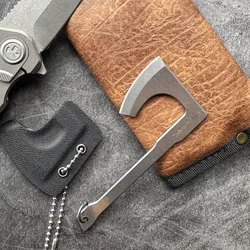 Outdoor edc Multifunktion axt Mini Tomahawk Anhänger Halskette Zubehör kreative Demontage Paket messer Werkzeug Schneidwerk zeuge