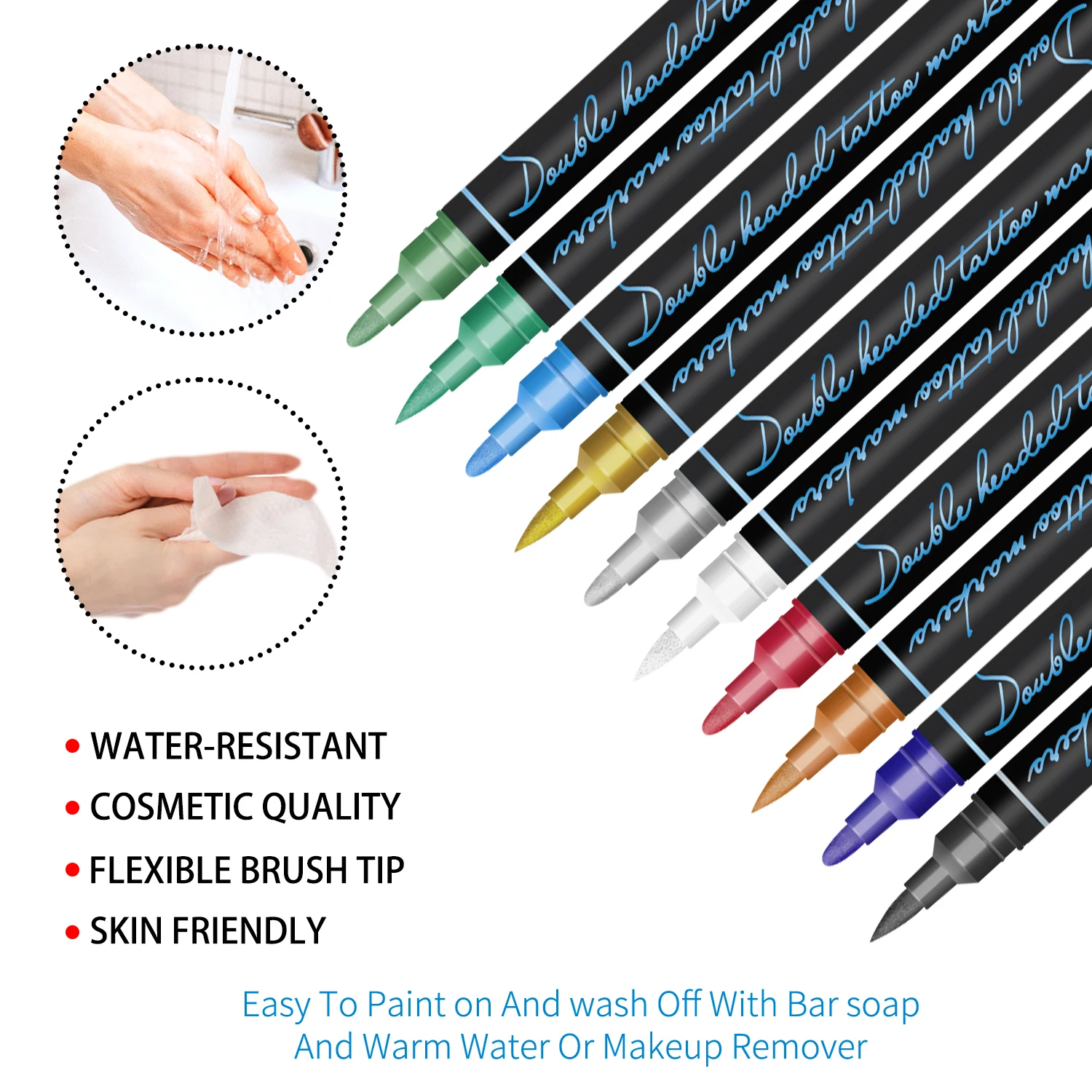 Skin Safe Water Based Ink Demo