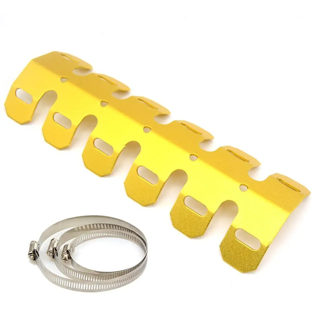 Osłona wydechowa CNC 25CM-49CM tłumik do rury obudowa ochronna osłona termiczna dla Honda CR 80 85 125 250 500 CRF 250R 250X 450R 450X — zdjęcie 7