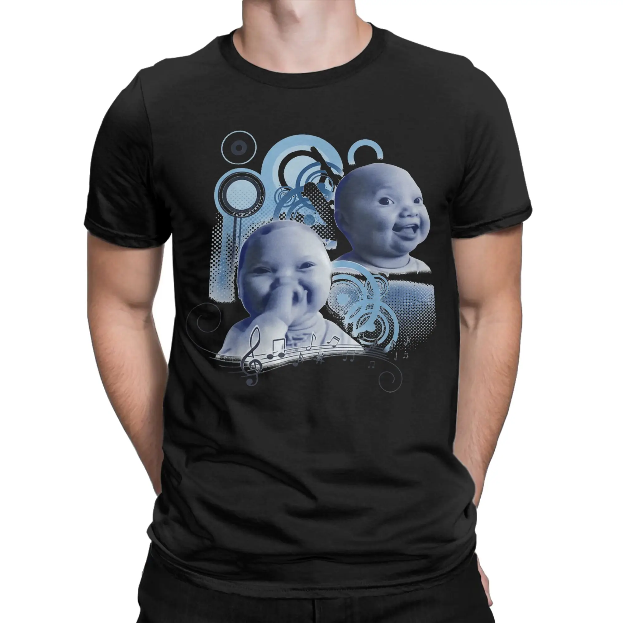 Vintage Funny Frutiger Metro AI Baby Meme Graphic Gen Z Humor T-Shirt for Men 100% Cotton T Shirt  Short Sleeve Tees Clothes