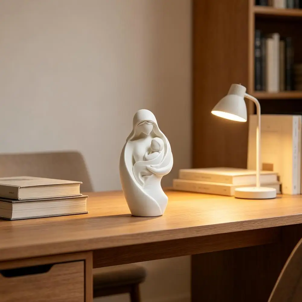 Mother Baby Sculpture Mom Baby Keepsake Mother Holding Newborn Sculpture 3d Printed Mom Baby Figurine Symbolic for Mother's