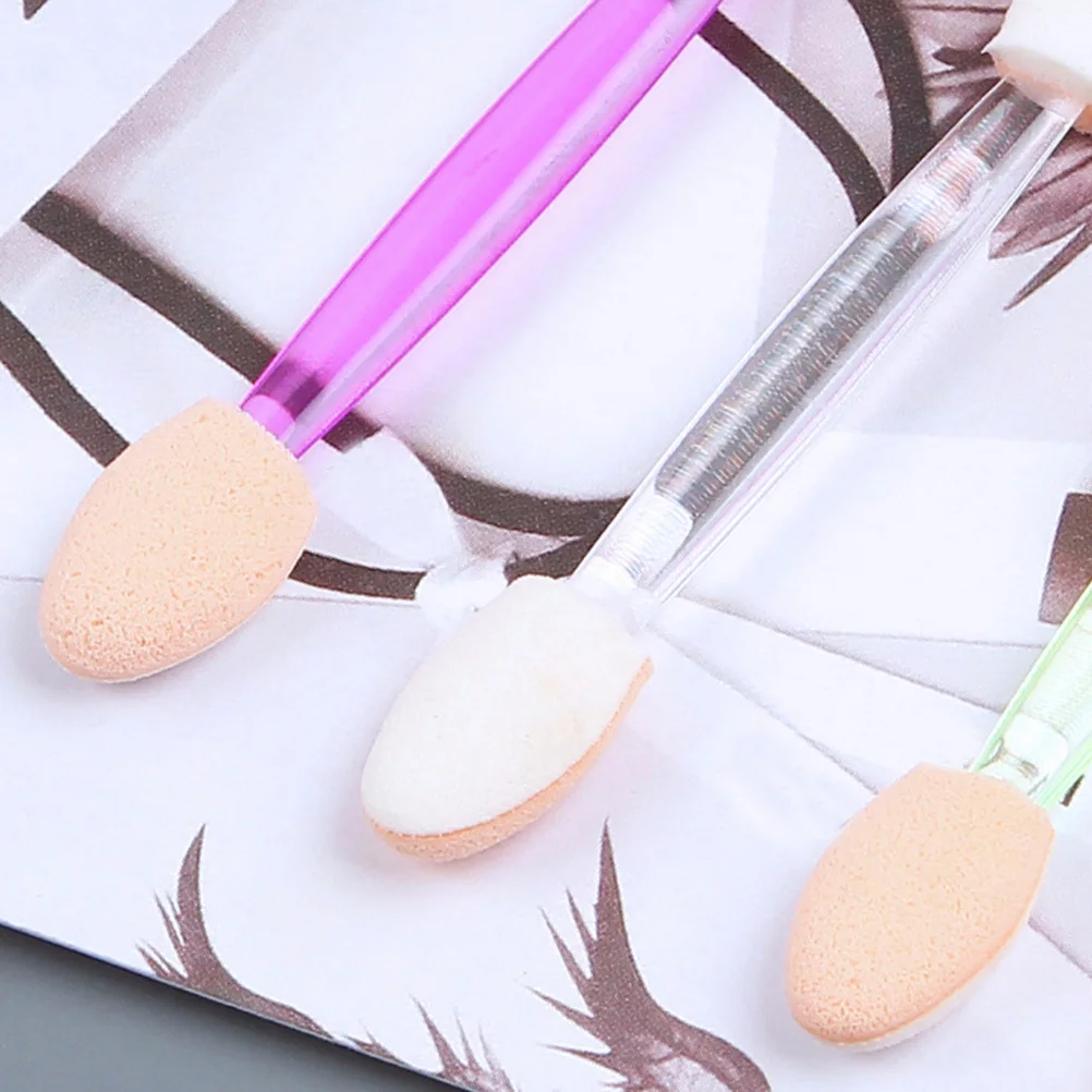 

30pcs Double-Ended Round Heads Two Sizes For Precision Application Travel Wedding Party Use Makeup Eyeshadow Brush Brush