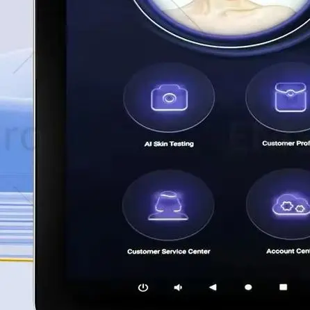 Skin Analyzer, 36MP HD Camera, AI Facial Skin Diagnosis, 19 Skin Indicators Detector, Professional Skin Tester for Beauty Salon