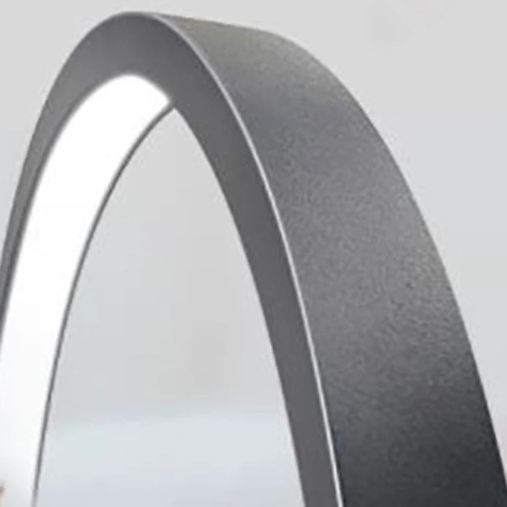 U-شكل نصف القمر مسمار ضوء العمل صالون تجميل ضوء محدد 44/56/66 سنتيمتر أبيض وأسود الحد الأدنى مسمار مصباح الجمال لمبة مكتب