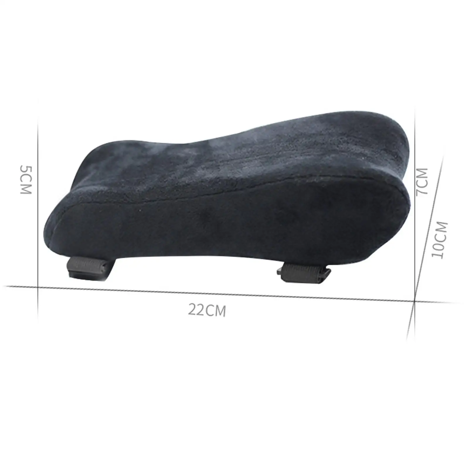 Cuscino per bracciolo da gioco in memory foam con cinghia regolabile per ruota