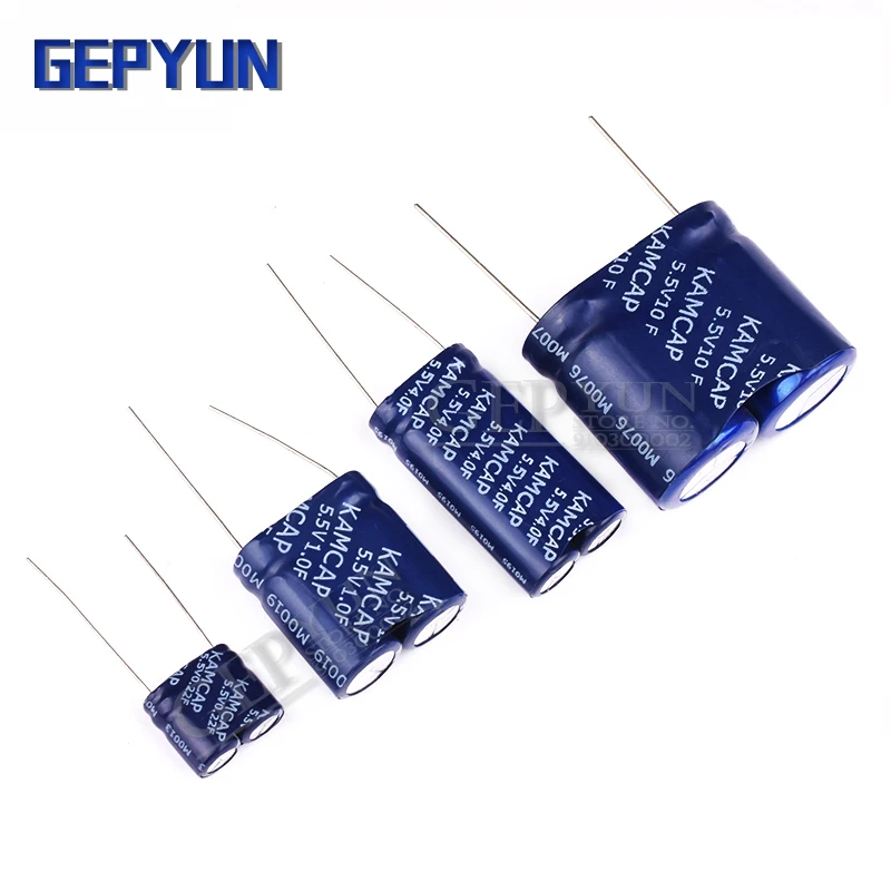 1PCS Super capacitor farad capacitor combination type Gepyun 5.5V 0.5F 1F 2F 3.5F 4F 5F 7.5F 10F 15F