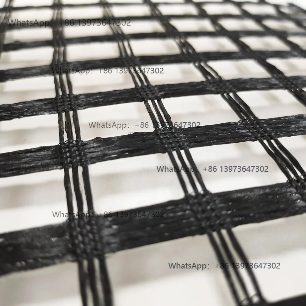 Price of small samples --Polyester Geomalla Pet Geogrid Used in Slope Soil Reinforcement Road Highway Airport Subway