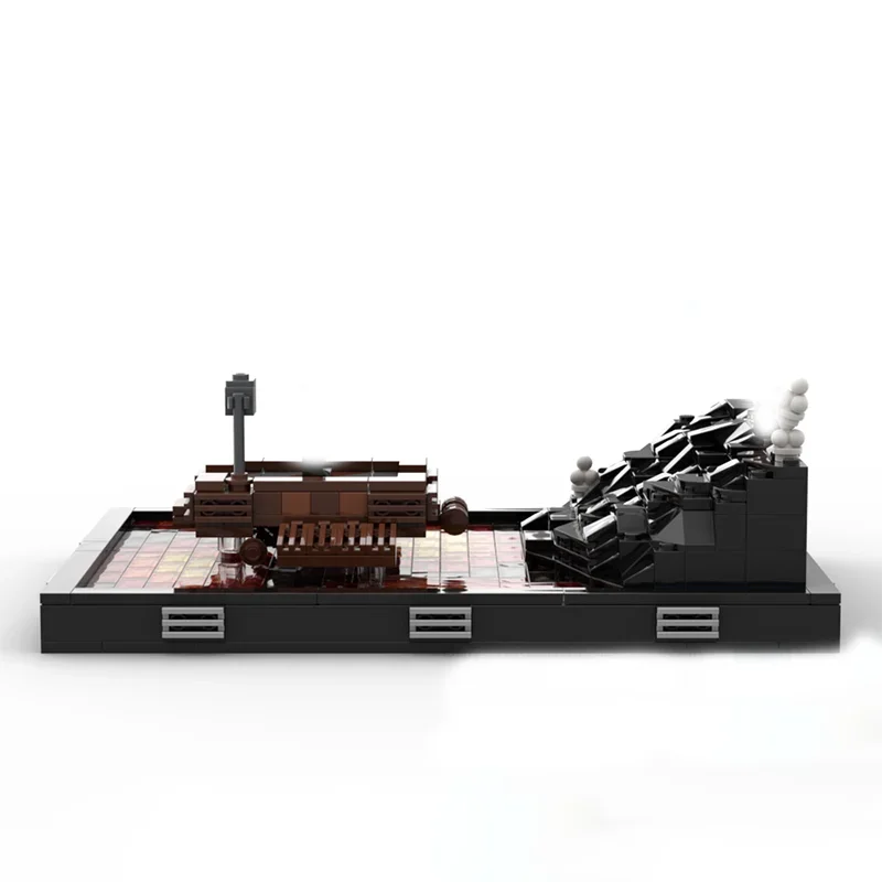 Moc ビルディングレンガ寺院廊下モデル技術モジュラー人気のスター映画ブロッククリスマスおもちゃ DIY セット組立ギフト