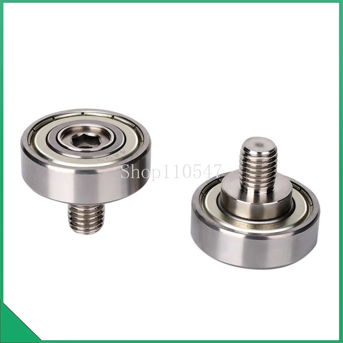 NTBG External Thread Bearing Steel 608227C3L8 M3M8 M10 M12 M15 Screw Bearing BJL 304 Stainless Steel Ball Bearing Bolt Thread