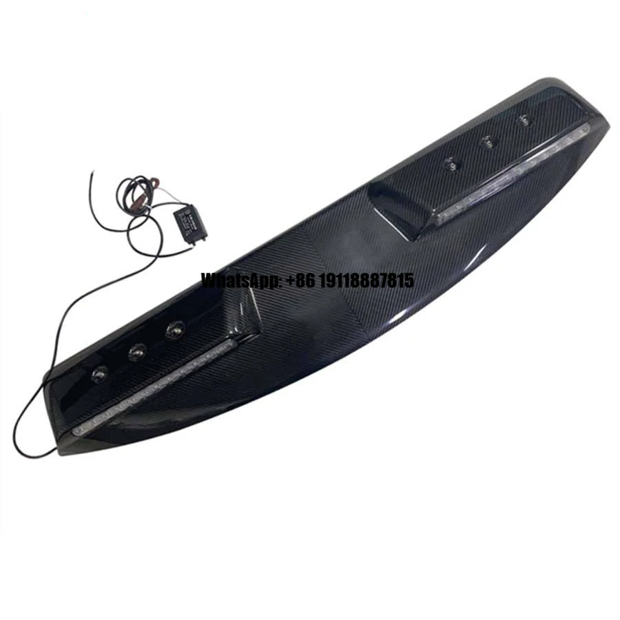

Car Body Parts for Defender Car Front Roof Spoiler With Dlr Led Light
