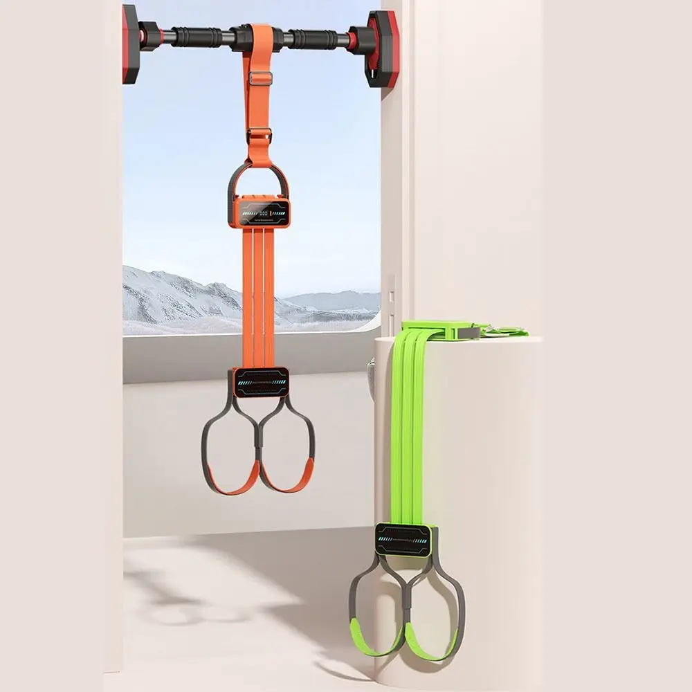 Banda de asistencia para dominadas ajustable en altura, correa Digital, cómoda correa para el pie, juego de correas de resistencia, fuerza del Abdomen