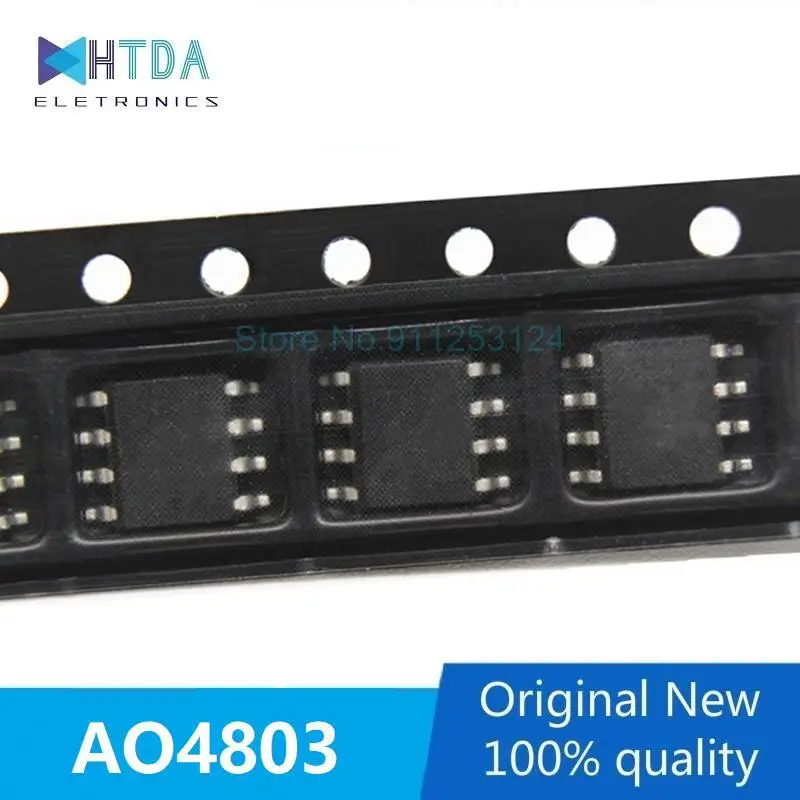 20pcs/lot AO4803 AO4803A 30V 5A SOP8 Logic ICs