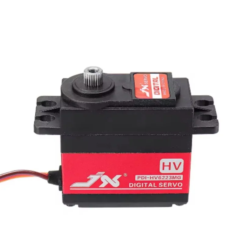 JX PDI-HV6223MG 8.4 فولت 23 كجم 0.16 ثانية ميتال جير غلاف من الألومنيوم أجهزة رقمية قياسية لـ 1/8 1/10 RC سيارة روبوت طائرة بدون طيار