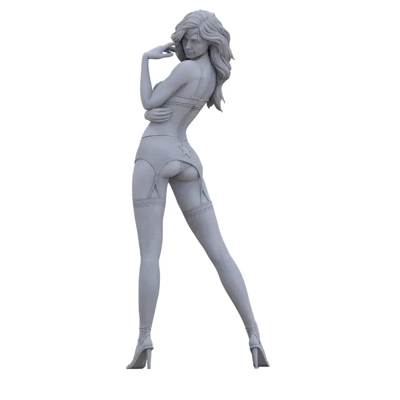 1/24 75mm 1/18 100mm Resin Model Kits Miniature Wonder Girl Unpainted Sculpture 151