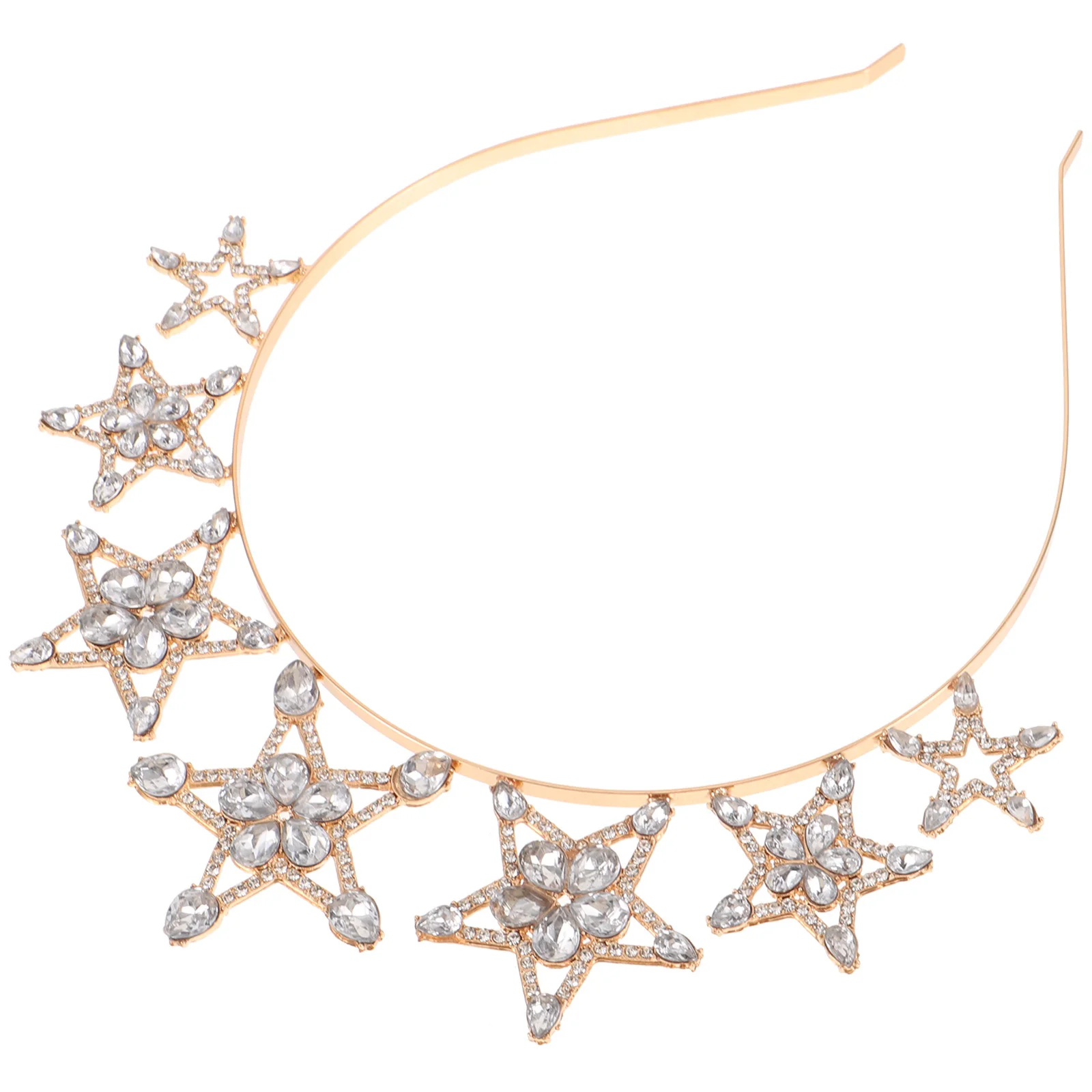 

Star Hair Band Womens Bridal Headband Wedding Prom Party Birthday Hair Accessories Crystal Womens Headband Thin Headbands