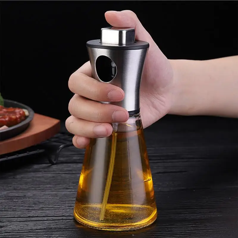 

Spray Bottle For Oil Spray Bottle Oil Dispenser Kitchen Oil Sprayer Oil Mister Portion Control 200ml Glass Oil Bottle For Air Fr