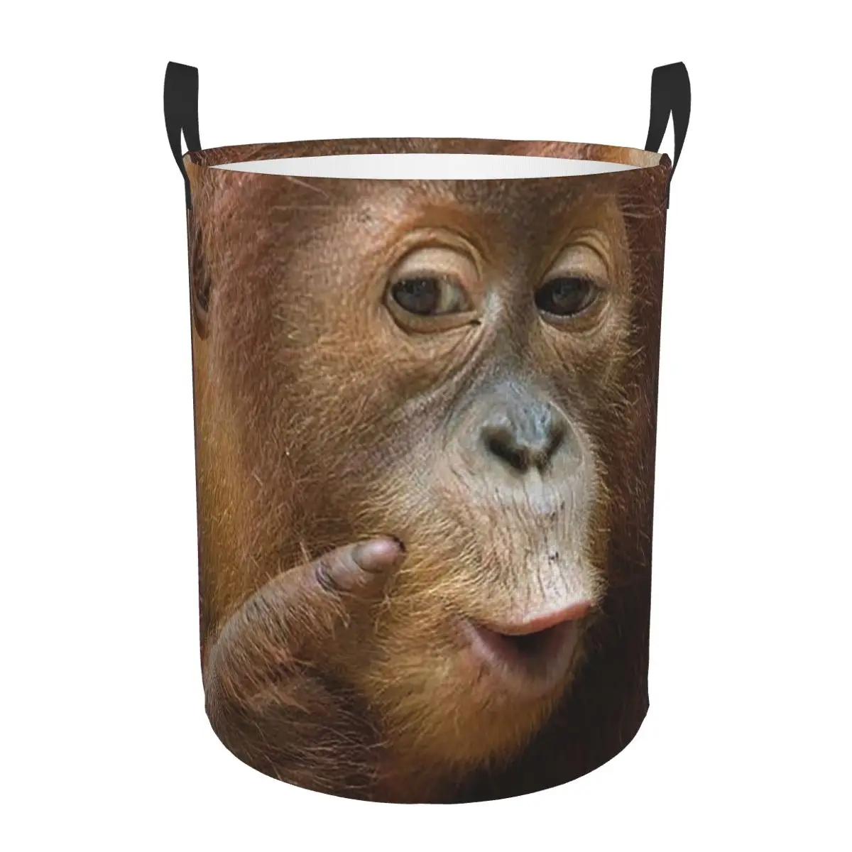 

Корзины для грязного белья с принтом лица гориллы, складные, большие, водонепроницаемые, для дома и детских вещей